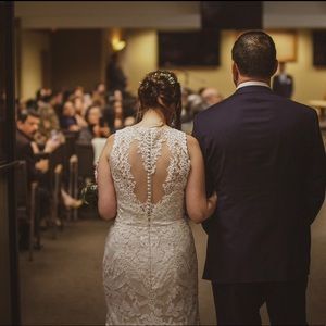 BHLDN WEDDING DRESS SIZE 4